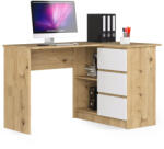 AKORD AKORD CLP B16 Sarok Íróasztal Artisan Tölgy Fehér (AKO-IP0P3SDABARTBIA001)