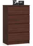 AKORD CLP K60 Komód Laminált Wenge 4 Fiókos (AKO-OP0LK-6VEN003)