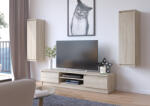 AKORD AKORD CLP Modern Sonoma Tölgy TV-állvány és Vitrin Szett (AKO-MEBCLPSON001)