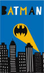Marvel Batman kéztörlő, arctörlő, törölköző 30x50 cm Nr 01