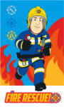 Mattel Sam a Tűzoltó Rescue kéztörlő, arctörlő, törölköző 30x50 cm Nr2