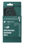 TROY Set chei imbus Hex Troy 26210, O1.5 - 10 mm, 8 piese (T26210) Cheie imbus