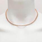 ElectraStore Colier Tennis Din Argint Gold-Rose (348)