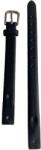 Cyrax Bratara ceas Cyrax, compatibila ceas Fossil ES4000, 8 mm, din piele, negru (CureaFosSubtireNegru)