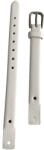 Cyrax Bratara ceas Cyrax, compatibila ceas Fossil ES4000, 8 mm, din piele, alb (CureaFosSubtireAlb)