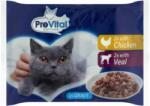 PreVital teljes értékű állateledel felnőtt macskák számára szószban, 4*100 g