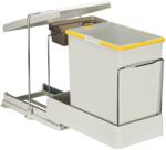 Pelikan Cos gunoi glisant pentru bucatarie cu doua compartimente 20L+1L (21500) Cos de gunoi