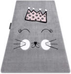 DW Covor gri pentru copii Happy Cat Dimensiuni: 80x150 cm Covor