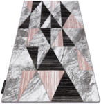 DW Covor geometric gri-roz Alter Dimensiuni: 140x190 cm Covor