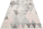 TA Covor modelat gri-roz Amor Dimensiuni: 80x150 cm Covor