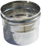  Adapter for flexible flue liner, Stainless steel AISI 304, Female, Ф130
