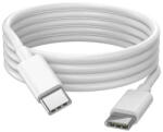  Cablu Date si Incarcare USB Type-C la Type C OEM pentru iPhone / iPad 1 m 2A Alb