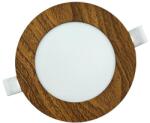 Baterie Centrum Corp de iluminat LED încastrat CIRCLE LED/6W/230V 4200K 11, 8 cm maro (BC0605)