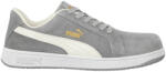 PUMA Iconic Suede Grey Low S1PL ESD FO HRO SR munkavédelmi cipő Szürke - 48 (PUM-640030-48)