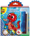 SES Creative Carte de colorat cu activitati metalice 3 in 1 (00115) Carte de colorat