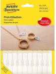 AVERY 3335 49x10mm 930 db/csomag fehér kézzel írható árazó címke (3335) - officedepot