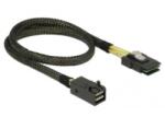 Delock Mini SAS HD x 4 SFF 8643 Apa és Mini SAS x 4 36 Pin SFF 8087 Apa Kábel - 0, 5 m