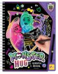 Lisciani Monster High Colorare cu razuire imbratisari (WKW039457) Carte de colorat