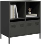 vidaXL Fém Komód - Fekete - 68, 5x39x72 cm (851358)