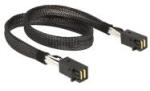 Delock Mini SAS HD x 4 SFF 8643 Apa és Mini SAS HD x 4 SFF 8643 Apa Kábel - 0, 5 m