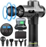 STERNHOFF Rezgőpontos Carbon Prémium masszázspisztoly, 6 fejjel