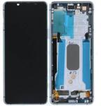 Sony A5024933A Gyári Sony Xperia 5 II szürke LCD kijelző érintővel kerettel előlap (A5024933A)