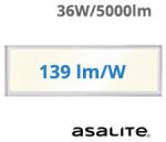 Asalite LED panel (1200 x 300mm) 36W - természetes fehér UGR (ASAL0272)