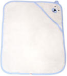 Cangaroo Baloo pamut frottír maci füles, kapucnis törölköző (70x90 cm) - Kék