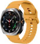  WAVY Curea din silicon pentru Samsung Galaxy Watch Ultra 47mm galben