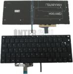 Huawei Matebook 13 HN-W19R háttérvilágítással (backlit) fekete magyar (HU) laptop/notebook billentyűzet (KEY00614BL)