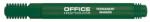 Office Products Marker permanent, varf 1-3 mm, verde, OFFICE PRODUCTS (OF-17071211-02)