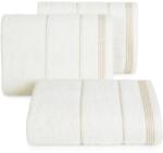 Eurofirany Mira csíkos törölköző Krémszín 30x50 cm