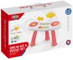 Luna Set de tobe cu pian în culoarea roz (000622488) Instrument muzical de jucarie