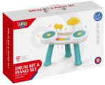 Luna Set de tobe cu pian în culoarea albastră (000622487) Instrument muzical de jucarie