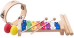Woodyland Set instrumente muzicale din lemn 4 bucăţi (91894) Instrument muzical de jucarie
