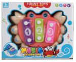 Magic Toys Xilofon colorat formă rac (MKL389552) Instrument muzical de jucarie