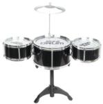 Magic Toys Jazz Drum 4 părți jucărie echipament de tobă (MKM961249) Instrument muzical de jucarie