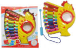 Magic Toys Xilofon colorat cu 8 clape formă pui (MKL389597) Instrument muzical de jucarie