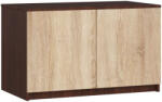 AKORD CLP Szekrény Rátét Wenge-Sonoma Tölgy 90 cm Laminált (AKO-SP0PSYSNADVENSON010)