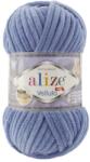 alize Velluto 374 - denim (zsenília fonal, 100g, 68m) (7551)