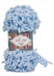 alize Puffy Fine 218 - kék (kötés kézzel, tű nélkül) (006)