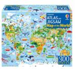 Usborne Atlas And Jigsaw - Map Of The World