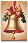  Festés számok szerint - Karácsonyi csengő Méret: 20x30cm, Keretezés: Kartonlemezen