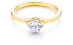 SAVICKI Inel de logodnă SAVICKI: aur bicolor, cu zirconiu - savicki - 3 303,00 RON