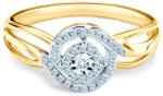 SAVICKI Inel de logodnă SAVICKI: aur bicolor, diamante - savicki - 8 413,00 RON
