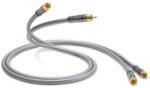 QED Cablu pentru boxe QED - Performance Audio 40i, 4x RCA, 1 m, gri (QE6113)