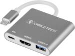 Cabletech Cablu adaptor USB 3.0 Type C - USB 3.0 Type C HDMI 4K 3840X2160P 30Hz PD CABLETECH (KOM0952)