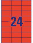 AVERY 3448-10 70x37mm 240db-os piros univerzális etikett (AVERY_3448-10) (AVERY_3448-10)