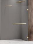 NEW TRENDY Avexa Gold Shine zuhanykabin fal walk-in 110 cm arany fényes/átlátszó üveg EXK-7072 (EXK7072)