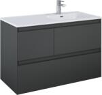 Elita Split szekrény 100x45.8x63.5 cm mosdókagyló alá akasztható antracit RE011005156010 (RE011005156010)